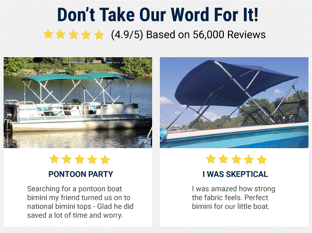 Bimini Tops - Sunbrella Bimini Tops for Boats & Pontoons - iboats.com